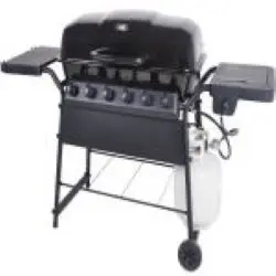 A Black Color Burner Grill With White Background