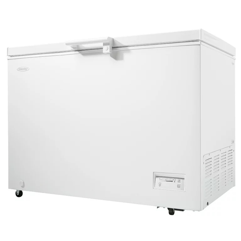 An ultra king size refrigerator with white background