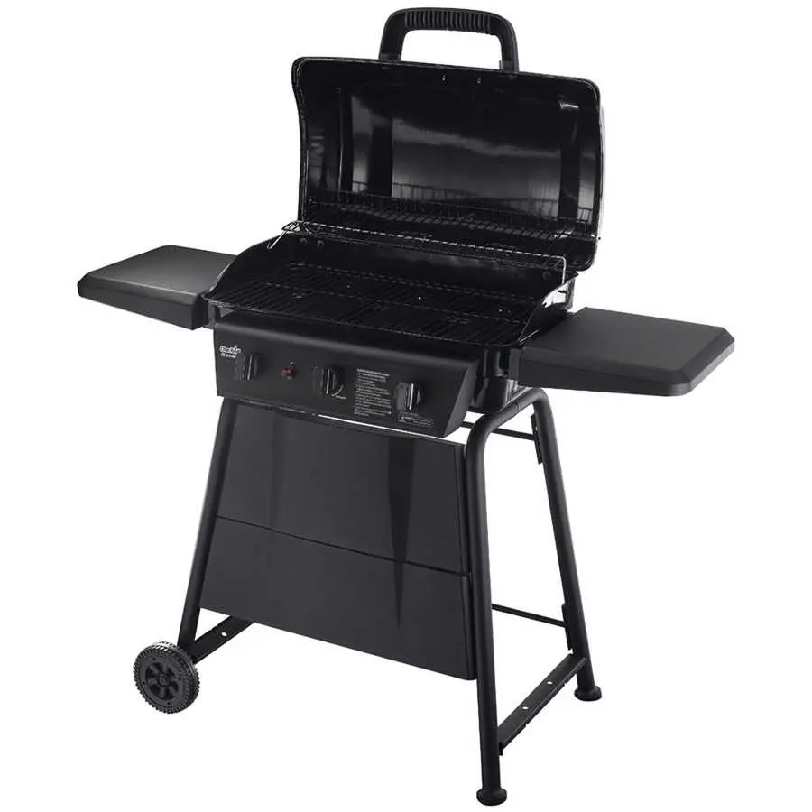 A Barbecue burner grill with white background